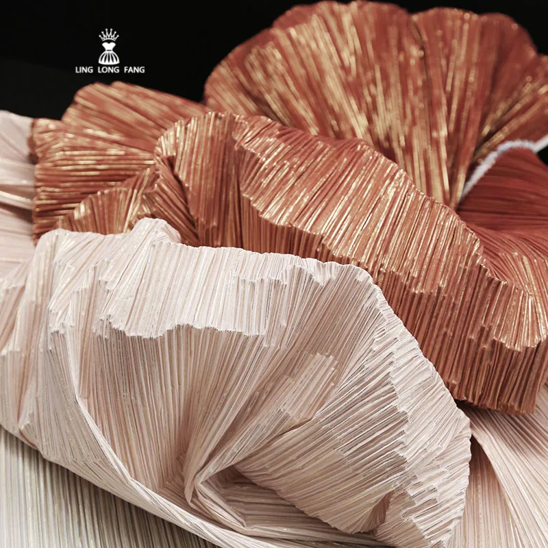 Upgraded Version Miyake Gradient Pleated Style Fabric Creative Shape DIY Modeling Stage Decoration Material