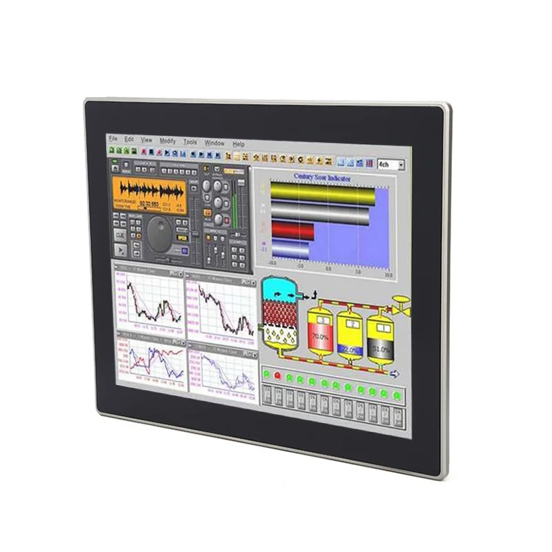 High Quality Lcd Touch Screen Computer All In One Barebone Desktop Mini Pc For Industrial Automation For Win10
