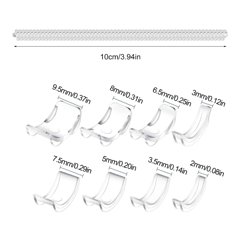 Anelli personalizzabili Inserti riduzione dimensioni Cuscinetti in silicone Strumento ridimensionamento Riduttore