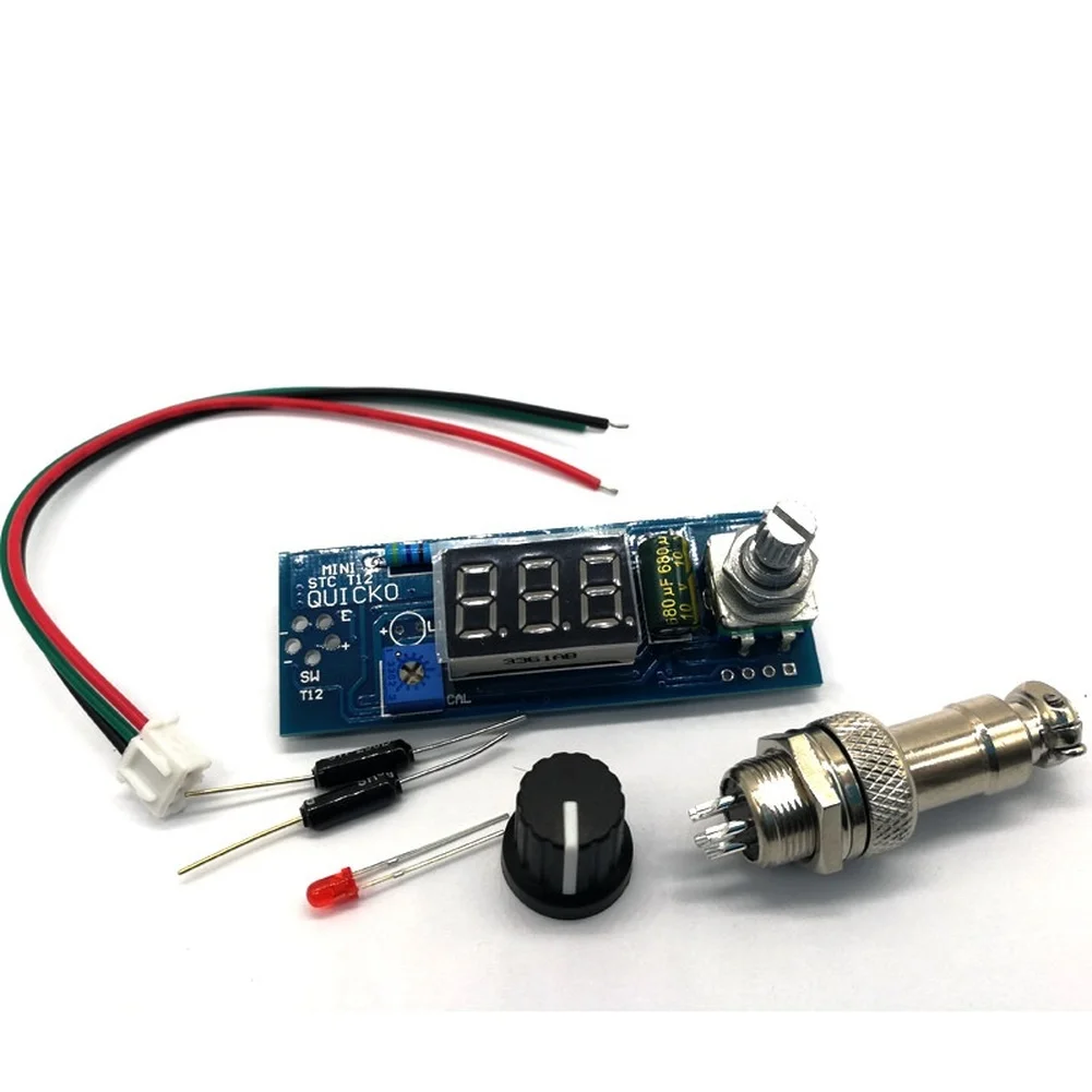 Digital Temperature Controller Board for Soldering Iron with For T12 Handle and Intelligent Sleep Standby Mode