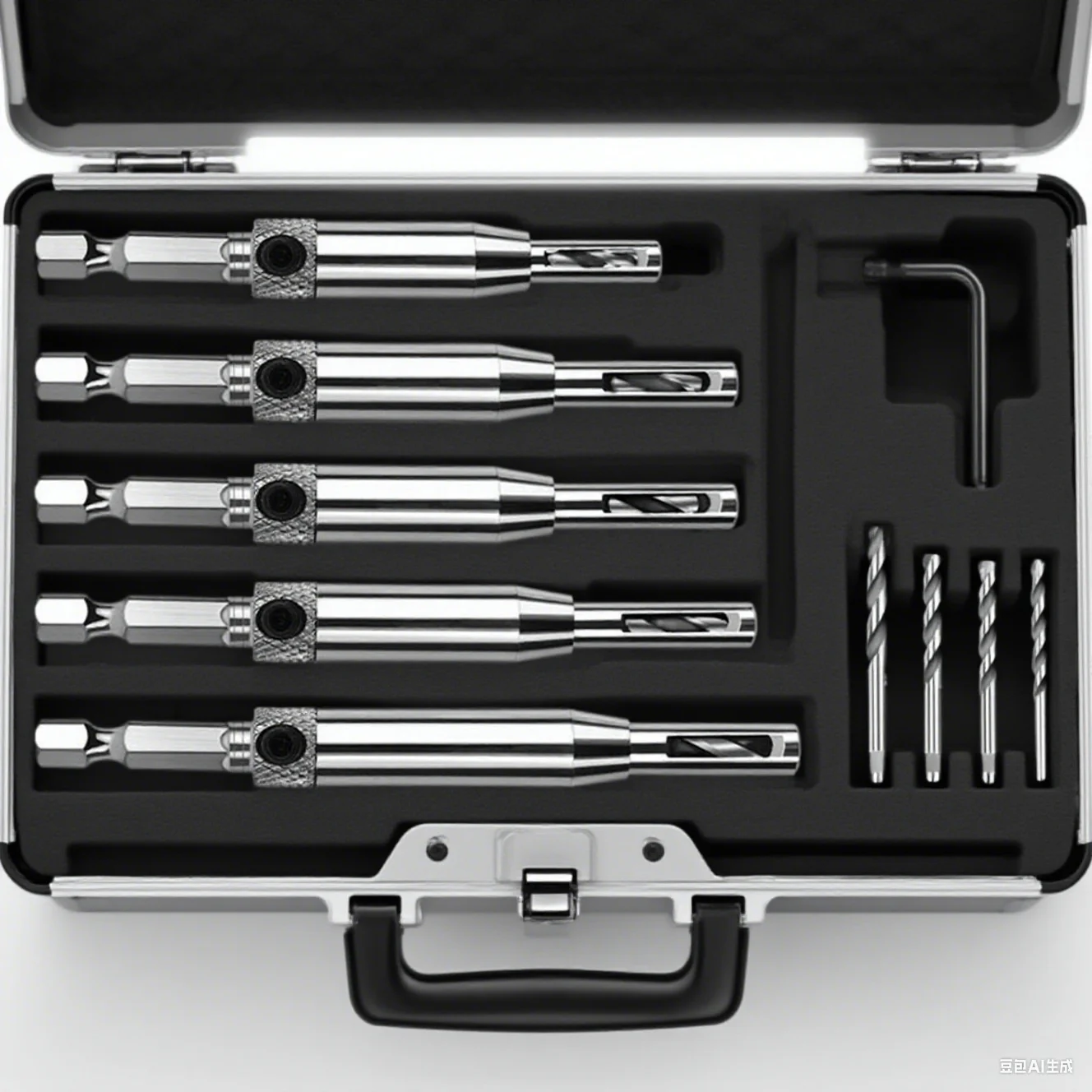 

17pcs Self Centering Hinge Drill Bit Set Door Cabinet For Pilot Holes HSS Groove 8*Hinge Drill Bit 8*Drill Bit 1*Hex Wrench