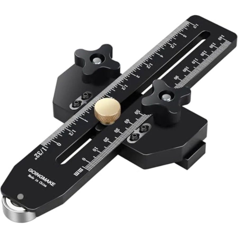 

GOINGMAKE Тонкий направляющий упор для циркулярной пилы для повторяющихся узких и тонких пропилов, инструмент для деревообработки, быстрый узкий резак для распиловки