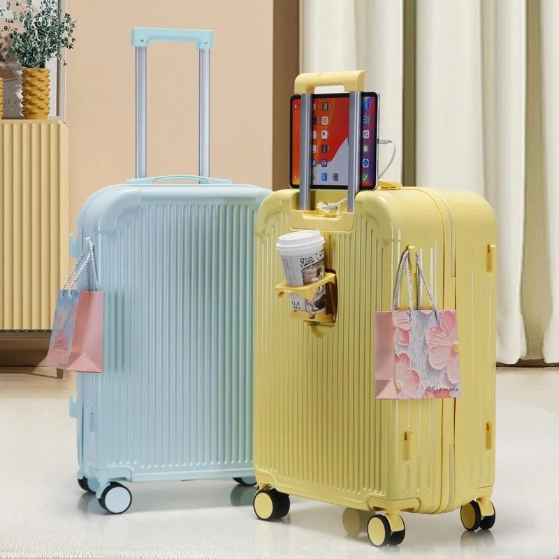 new-24-inch-luggage-bag-travel-suitcase-for-men-and-women-large-capacity-pull-rod-carry-on-bag-street-trend-abs-pc-material
