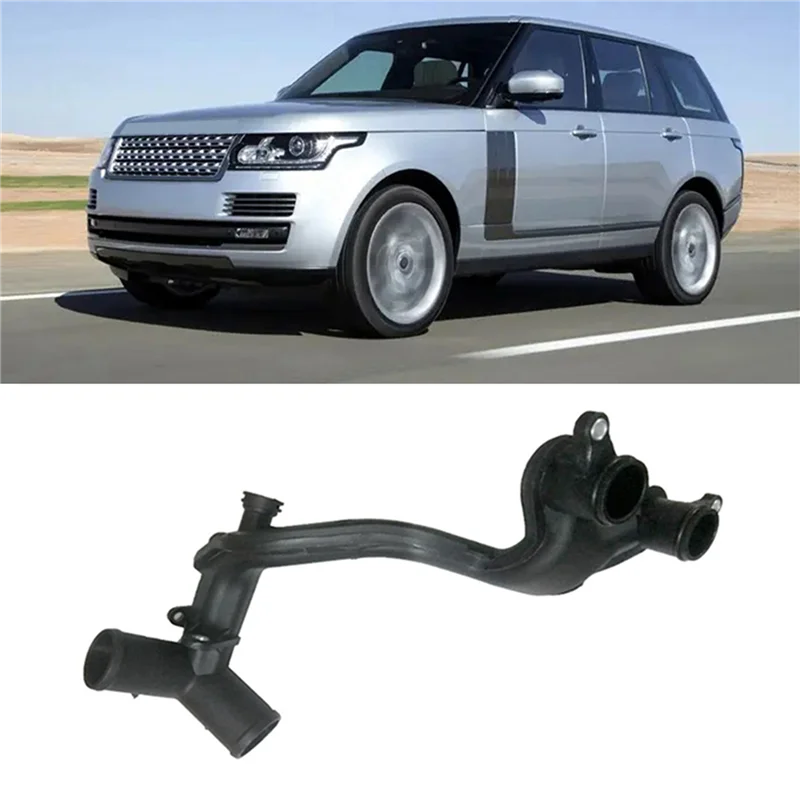 

2X 5.0L V8 Thermostat Tube For Land Rover Discovery LR4 Range Rover Sport Coolant Water Outlet Pipe AJ89664 LR018275