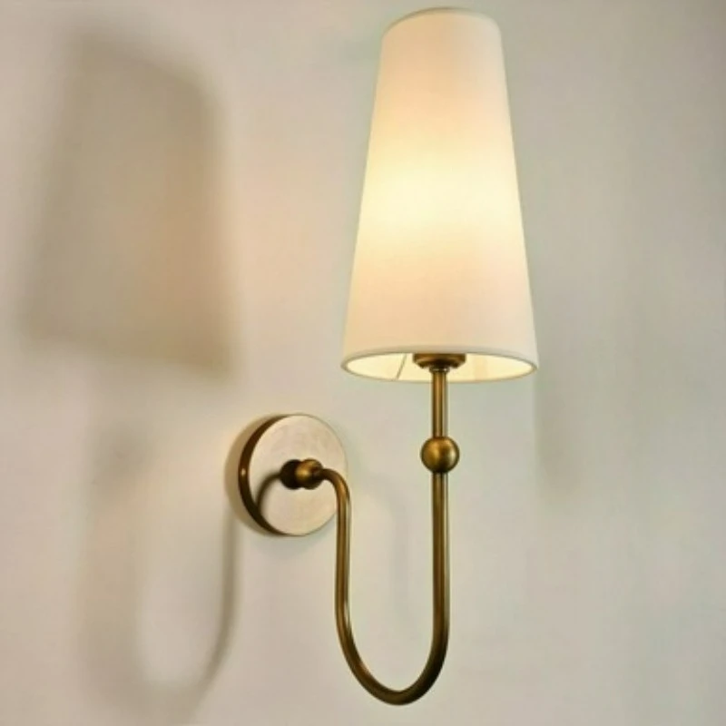 French Vintage Style Bedroom Bedside Corridor Art Ambient LED Wall Light Decorative Atmosphere Lamp for Bedroom Passage Led Home