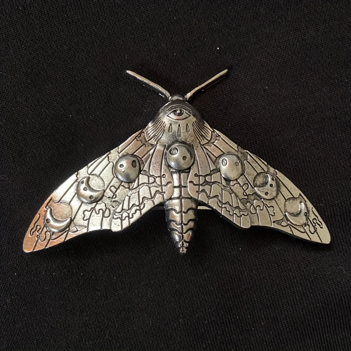 Moth Decor Hair Clip Vintage Gothic Hair Pin Hair Accessories For Halloween Party Decoration