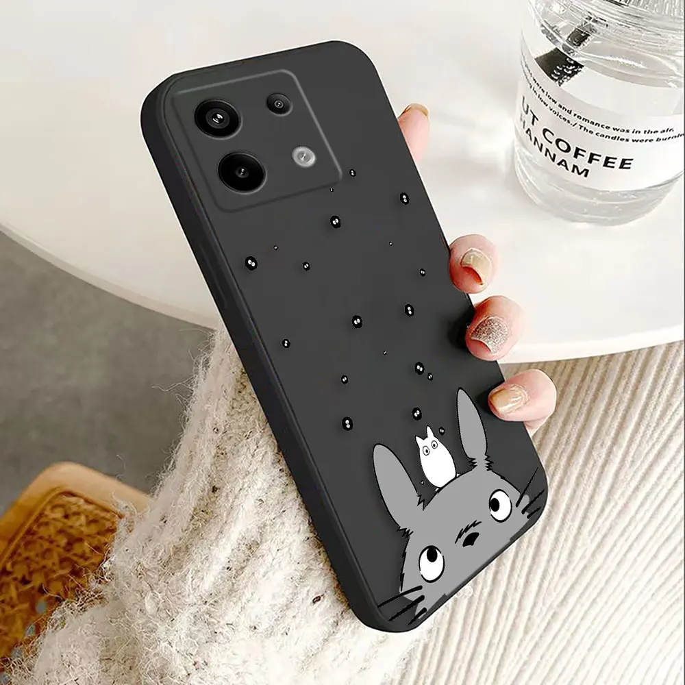 Чехол для телефона с изображением аниме S-Spirited Away T-Totoro на заказ для Xiaomi Redmi ПРИМЕЧАНИЕ 14 13 12 12S 11 11T 11S 10 10T 10S 10X 9 8 7