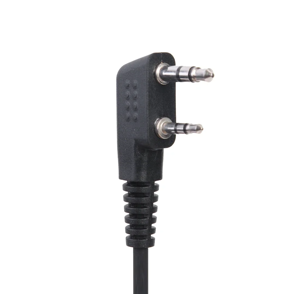 D 모양 2Pin K 헤드 PPT 이어폰 헤드셋 Baofeng Kenwood 용 소음 방지 이어폰 야외 케이터링 호텔에서 널리 사용됨