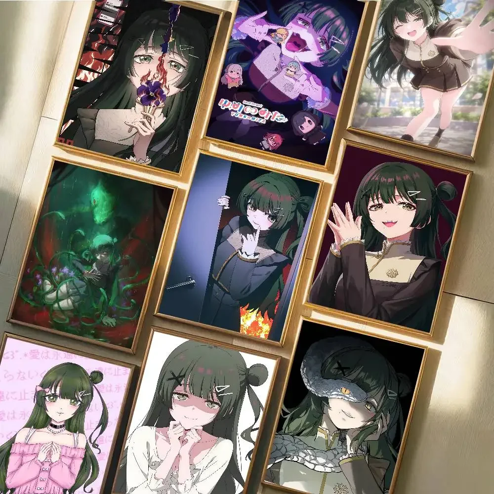 Anime Game B-BanG D-Dream Viola Poster Self-adhesive Art Waterproof Paper Sticker Coffee House Bar Room Wall Decor