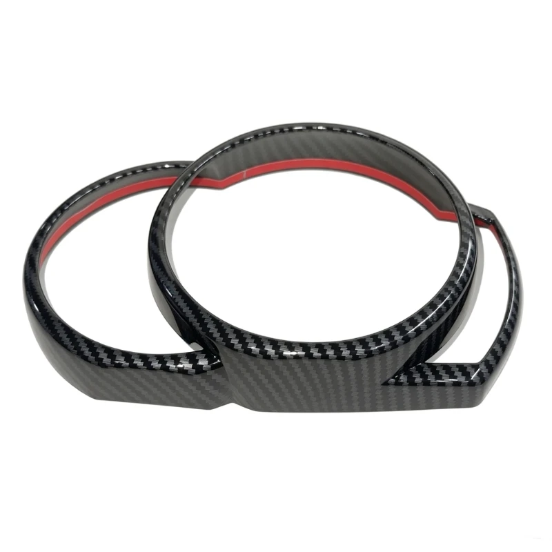 Carbon Pattern ABS Interior Accent Frame with Adhesive Backing for F55 F56 F57 Dashboard Panel Detail, Cabin Styling, D7YA