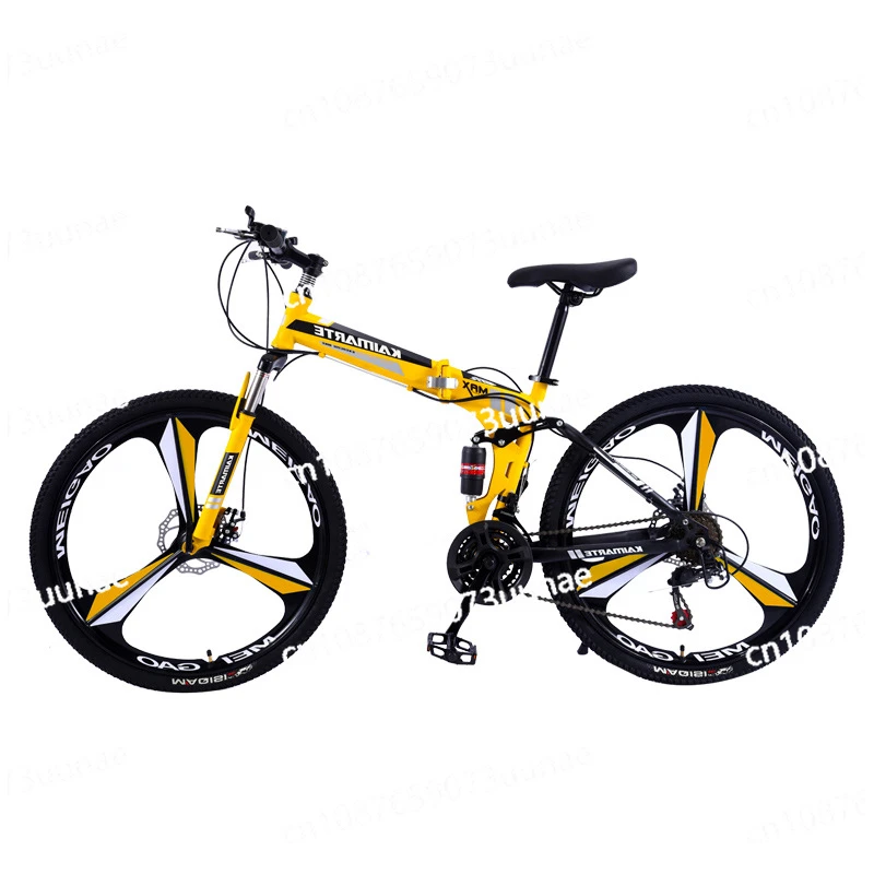 Folding Mountain Bike Soft Tail Variable Speed 26 Inch Adult Student Teenager Variable Speed Cycling