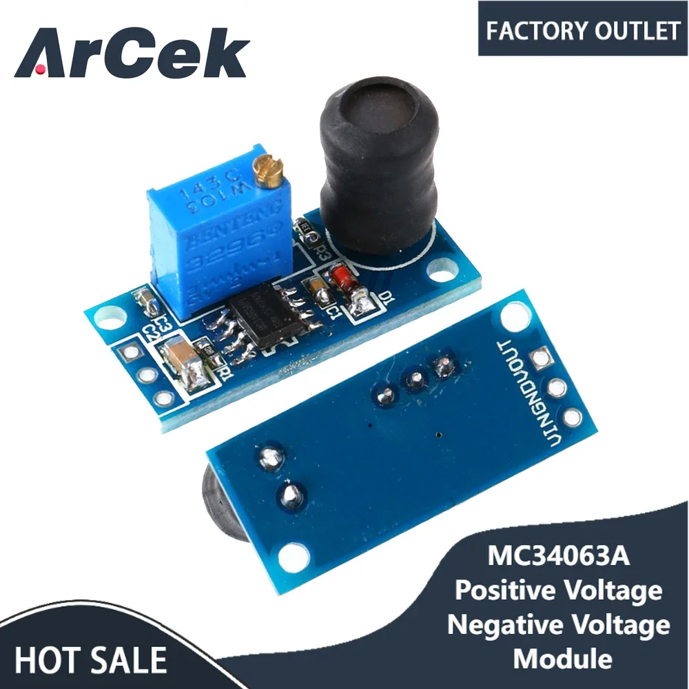 MC34063A DC-DC 3.6v-36v Reverse Voltage Module MC34063 Positive Voltage Negative Voltage Module