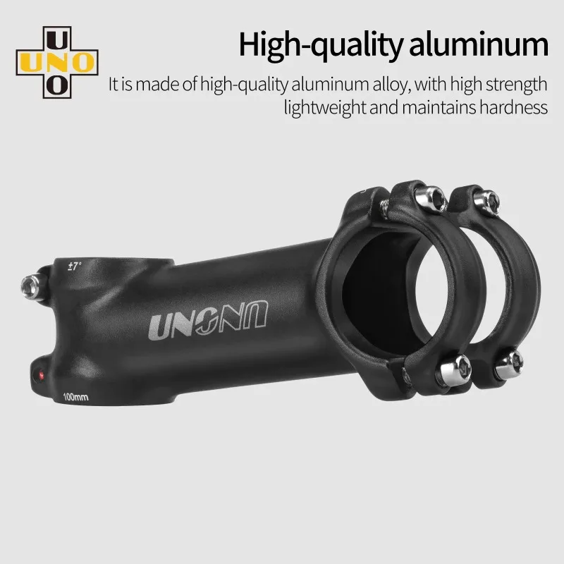 UNO stem 31.8 17 Degree 35 Degree stem 110 120 130 mm black mtb