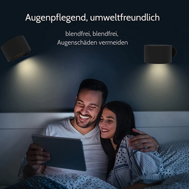 Apliques de pared LICE-Led Control remoto y lámpara de pared con control táctil 3 temperaturas de color y regulable magnético 360 °