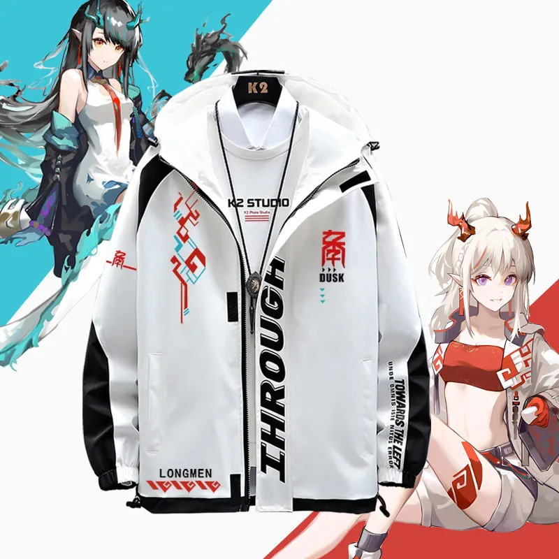 

Повседневная куртка с капюшоном для новогодних игр, из полиэстера, с длинными рукавами, на молнии, уличный стиль