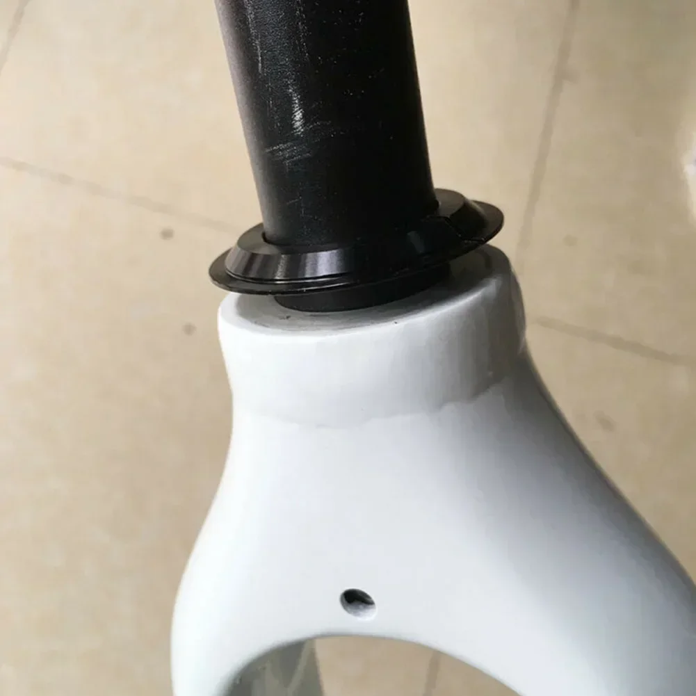 Bike Front Fork Adapter Tapered Steerer Tube Conversion 1 1/8in To 1 1/2in Crown Race Ring Headset Washer Bicycle Accessories