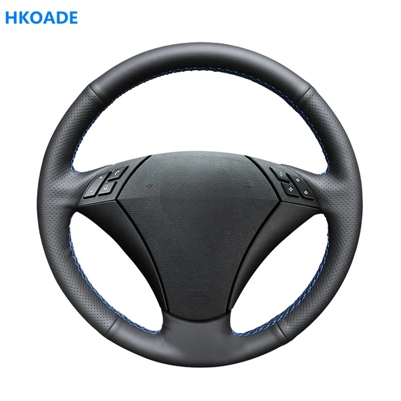 Customize DIY Micro Fiber Leather Car Steering Wheel Cover For BMW 523 530 523li 525 520li 535 545i E60 Car Interior