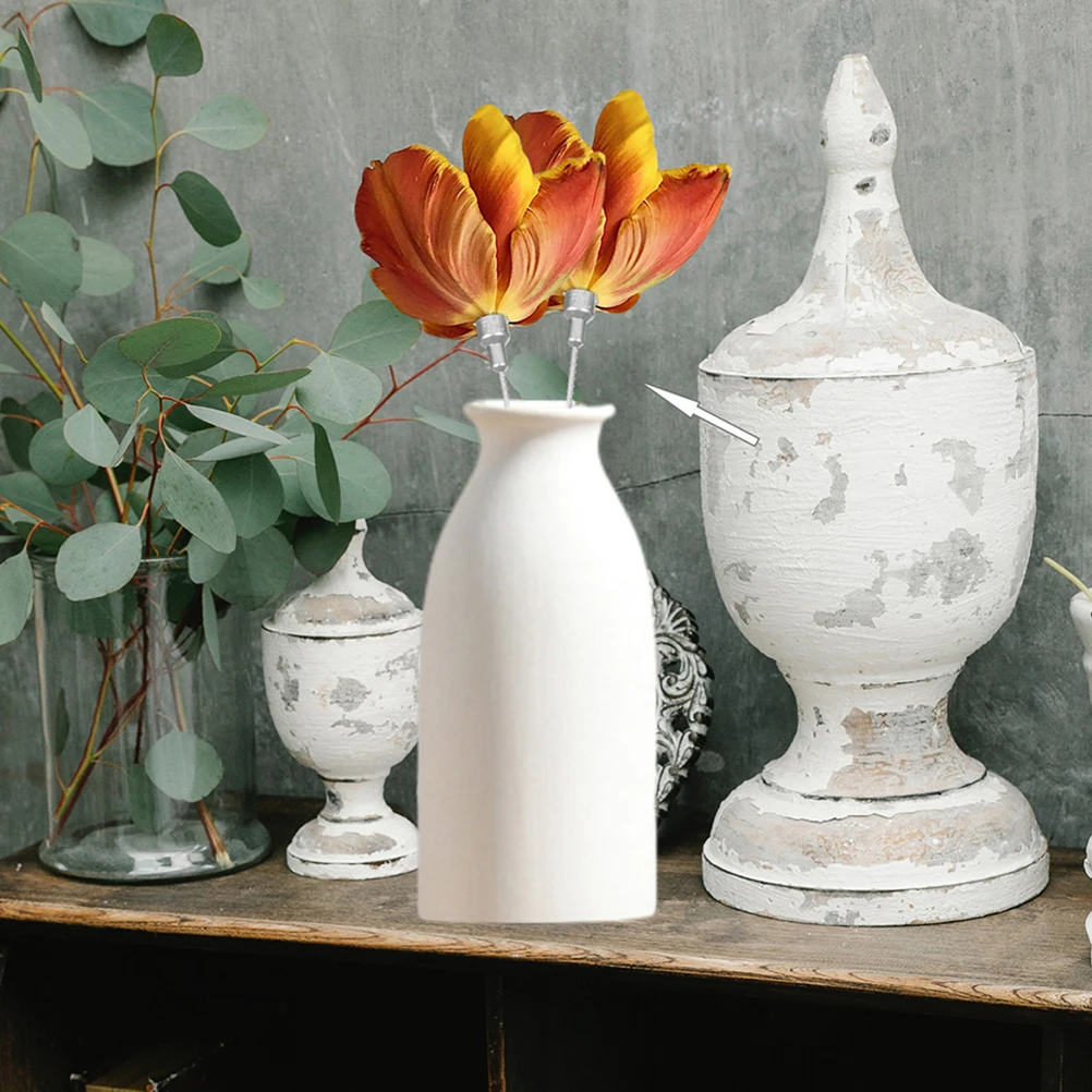 

15pcs Plastic Stems Extendable Vials For Floral Arrangements Diy Rods Artificial Flower Stems Craft Floral Pole Fake Flower