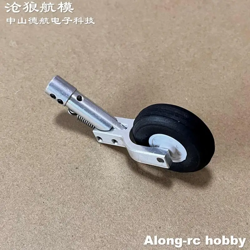 Höhe 65 75 85 mm Mini-Feder-Knielfahrwerk 1,5 Zoll Raddämpfung oder Nase einziehbares Teil RC-Modellflugzeug EDF-Flugzeug – Detail 17