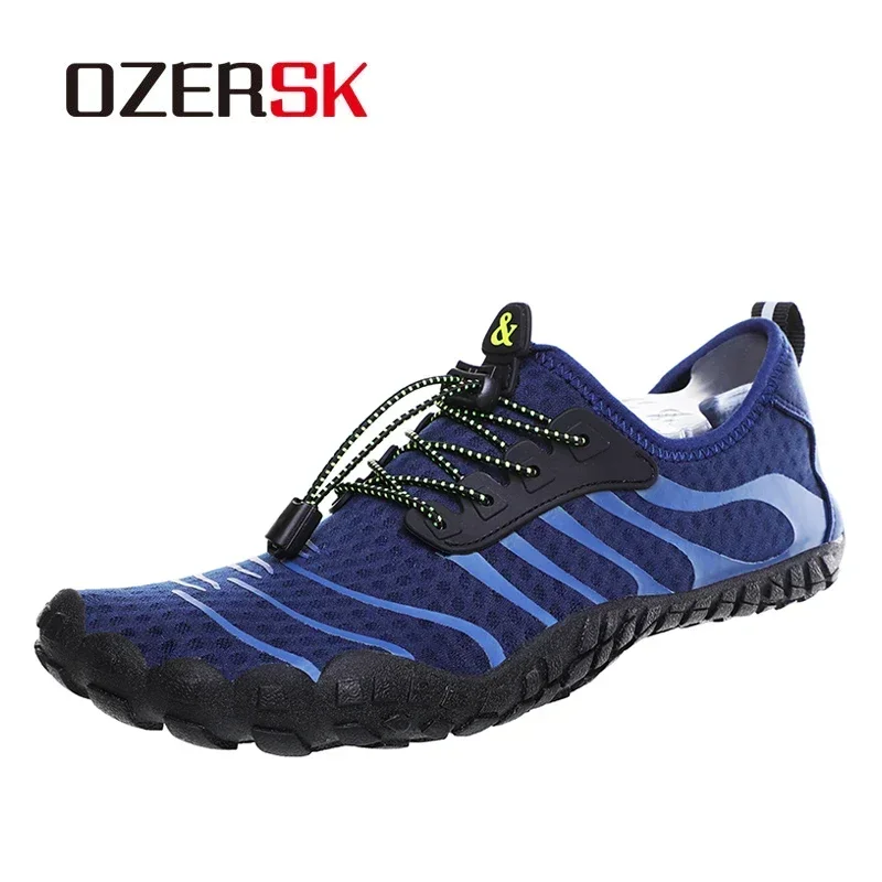 OZERSK Summer Unisex Beach Water Shoes Quick-Drying Aqua Shoes Seaside Slippers Surf Upstream Light  Water Shoes Sneakers