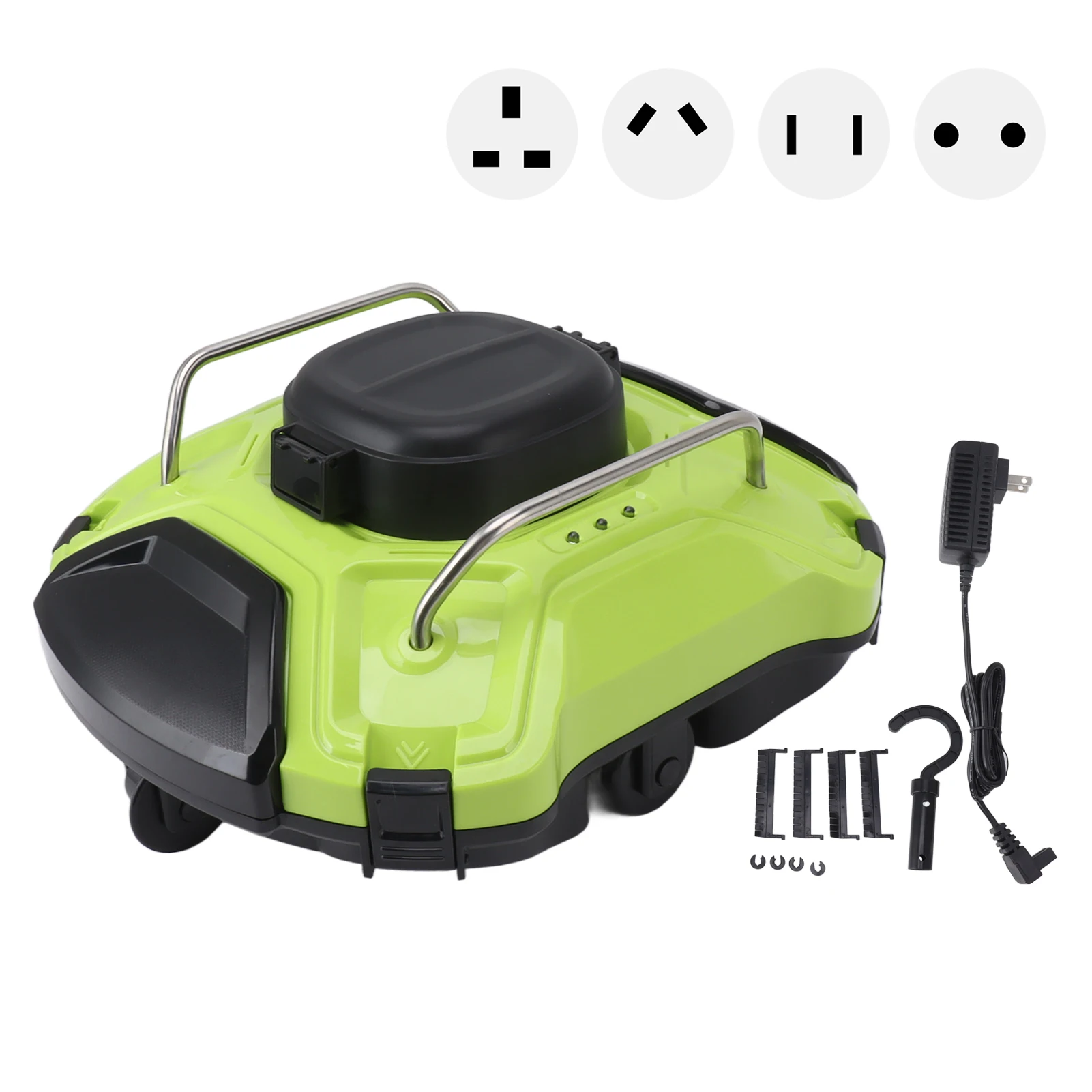 

Cordless Robotic Pool Cleaner 360 Degree Powerful Cleaning Automatic Pool Vacuum Cleaner with Automatic Route Planning