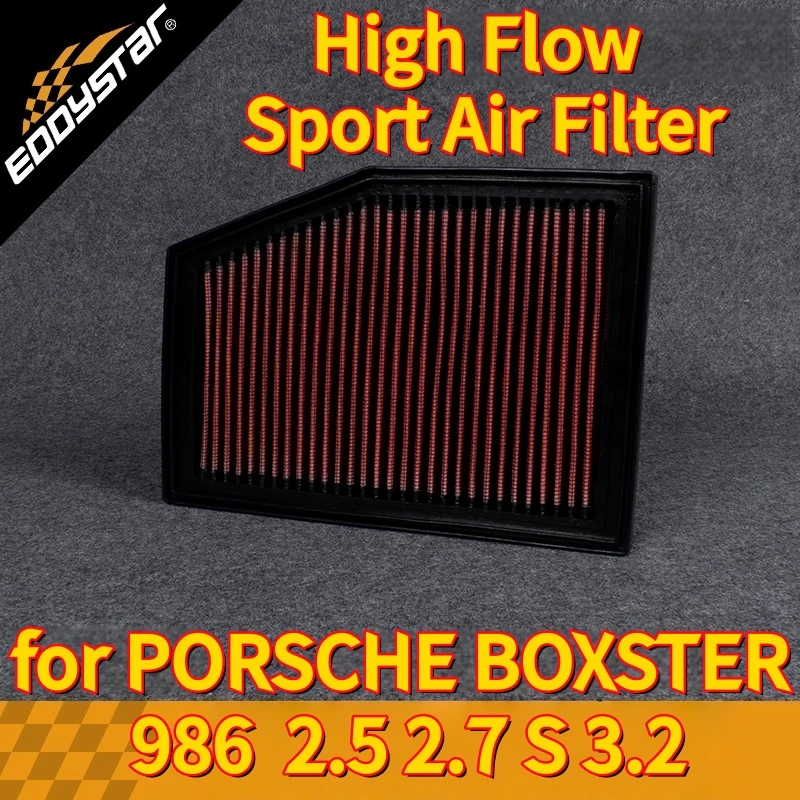 

Спортивный воздушный фильтр с высоким расходом для PORSCHE BOXSTER 986 09.1996-12.2004 2,5 2,7 S 3,2 Моющиеся гоночные впускные фильтры
