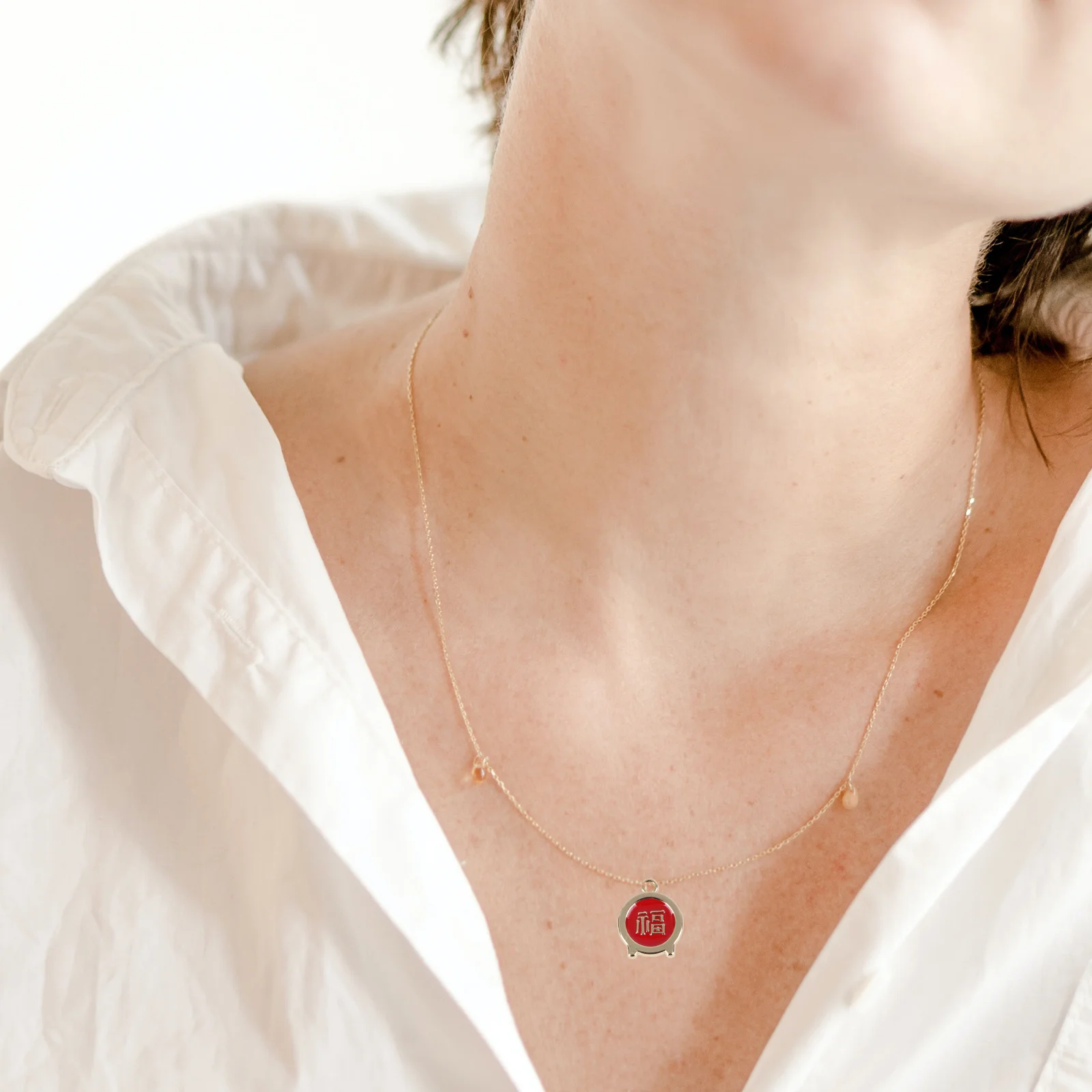 

30 шт. подвески с персонажами Фу в китайском стиле из красного сплава DIY ювелирные изделия кулон вечерние украшения декоративные серьги кулон