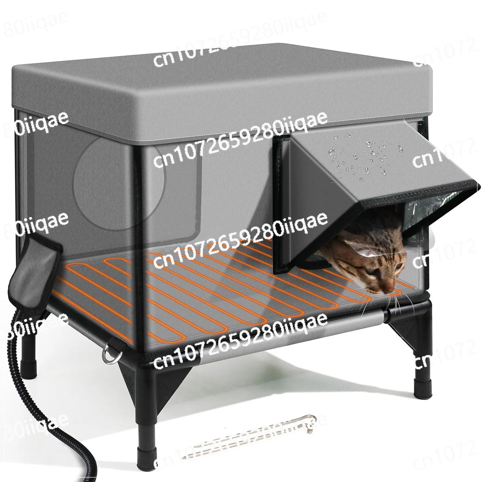 

Electric Heating Anti-bite Hose Is Safer, Outdoor Warm Cat Box in Winter, Windproof, Rainproof and Scratch-proof