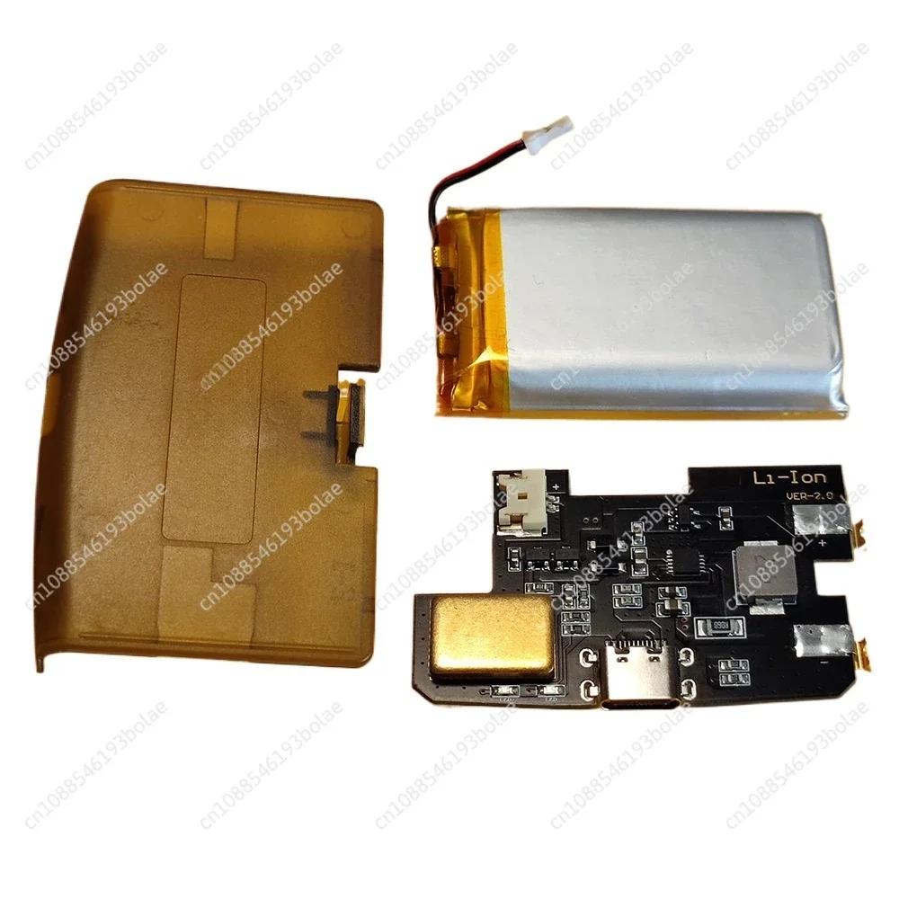 Rechargeable Battery Module 1800mAH Li-ion USB-C for Game Boy Advance Universal Lithium Battery Mod for GBA Highlight