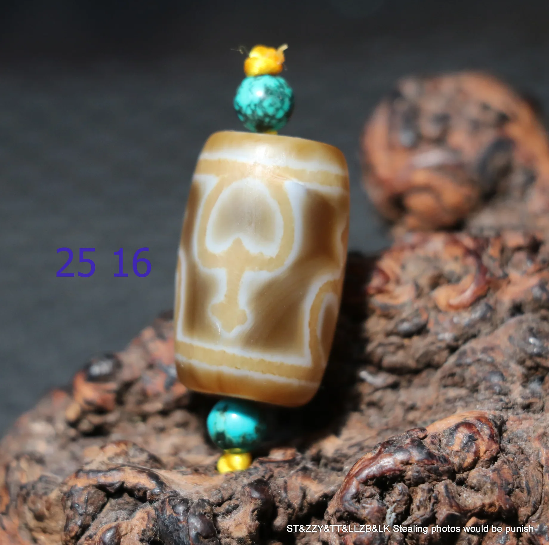 

Magic Energy Tibetan old Agate Preciou bottle Totem dZi Bead Amulet