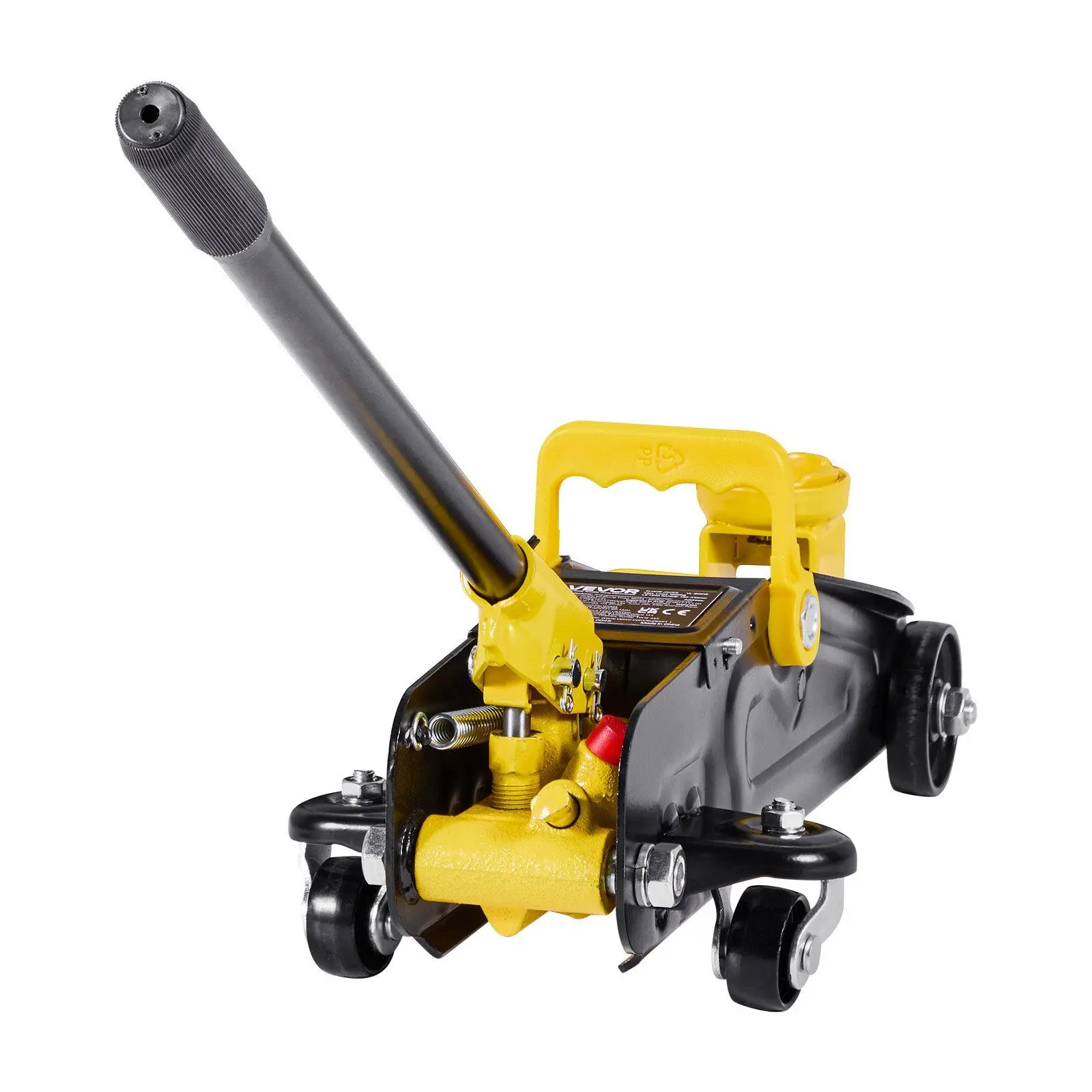 

Low Profile Floor Jack, 1.5 Ton (3300 lbs) Capacity, Steel Racing Floor Jack with Single Piston Quick Lift Pump, Hydraulic