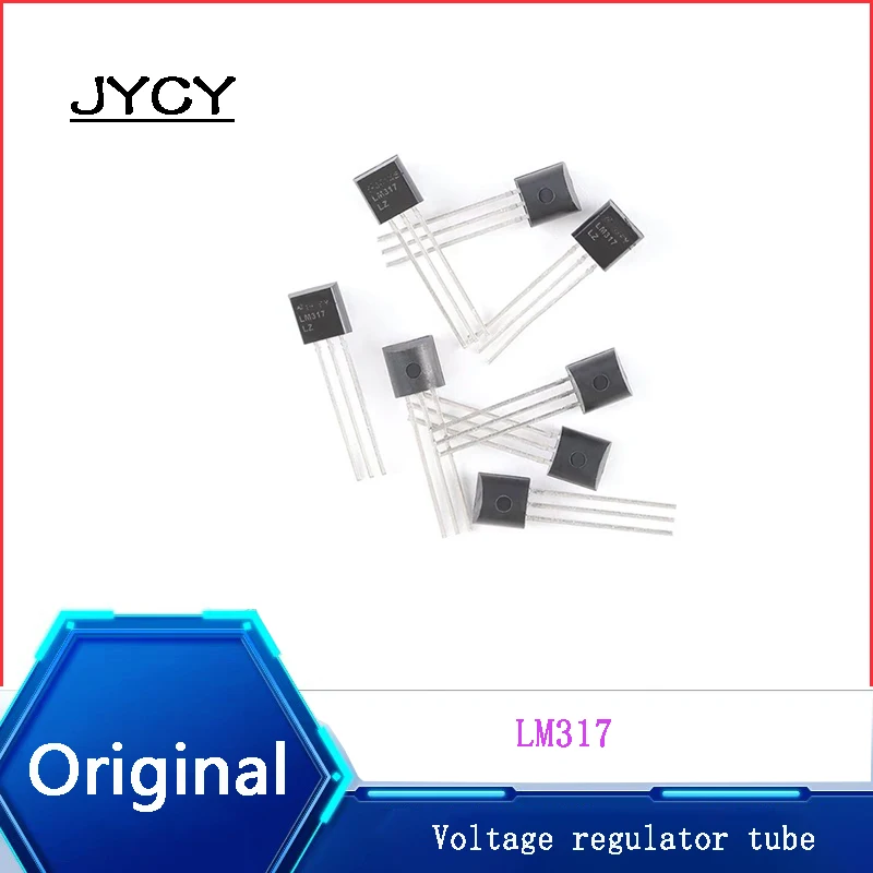 10PCS  new and original LM317 TO-92 LM317LZ LM317L Voltage Regulator 1.2V to 37V 100mA 0.1A