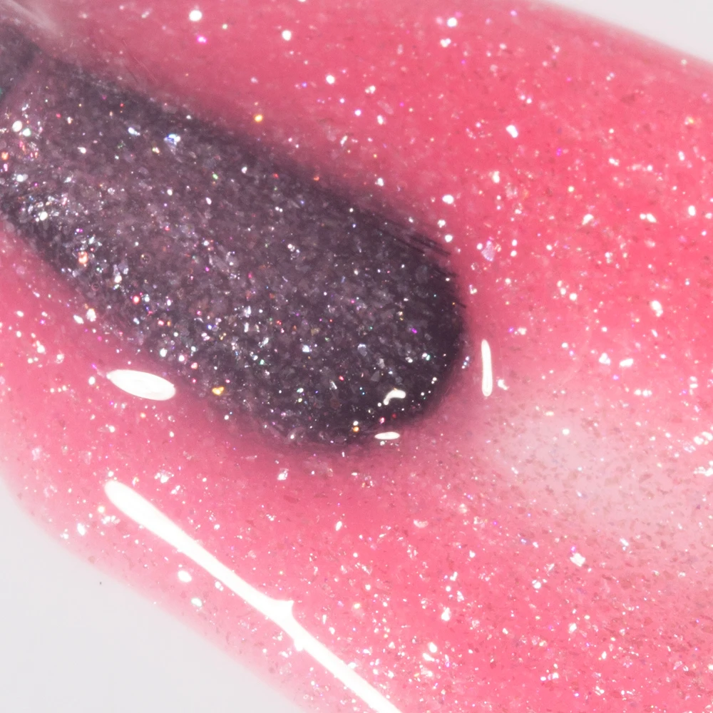 KODIES GEL Shimmer Rubber Base Gel Nail Polish 15ML Aurora Pink Sparkle Structure Gel Varnish Semi Permanent UV/LED Manicure Art