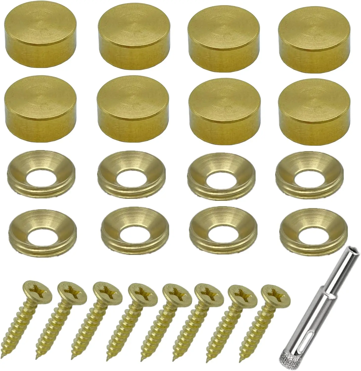 8pcs-retro-gold-brass-decorative-screws-with-caps-12mm-for-mirrors-upholstery-wall-hangings