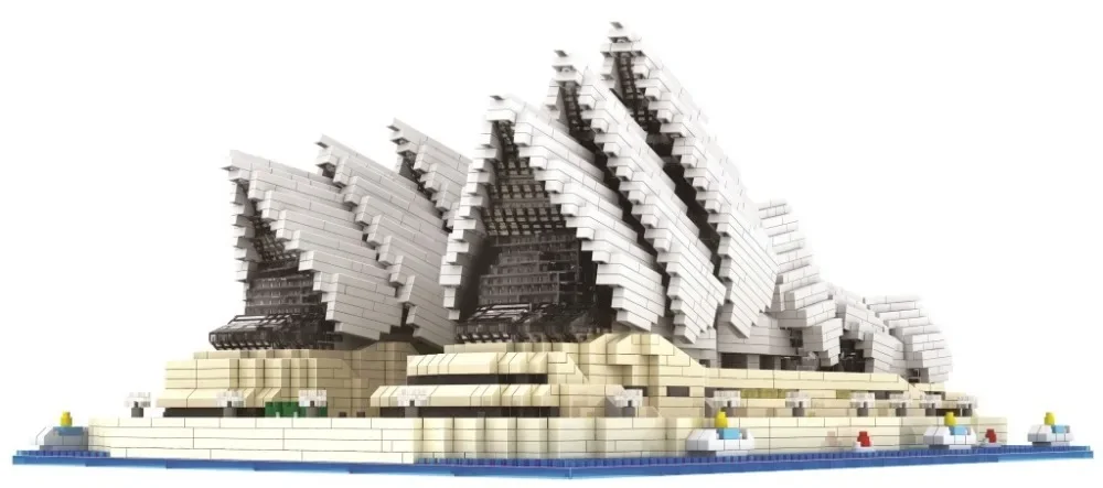 

PZX Mini Blocks World Architecture Sydney Opera House Big Ben Building Bricks Juguetes for Boy Toys Girl Gift Christmas