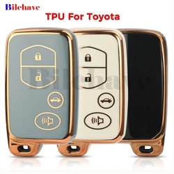 jingyuqin New TPU Car Remote Key Shell Case Cover For Toyota RAV4 Highlander Camry Avalon Prius Alpha Aqua Land Cruiser Auris