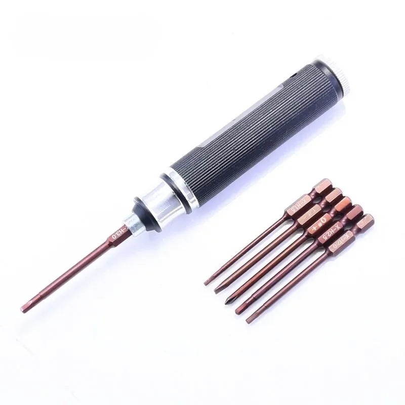 

6 in 1 Screwdrivers Repair Tool Kit 1.5mm 2.0mm 2.5mm 3.0mm All-In-One Hex Driver Hand Set for RC FPV Racing Drone