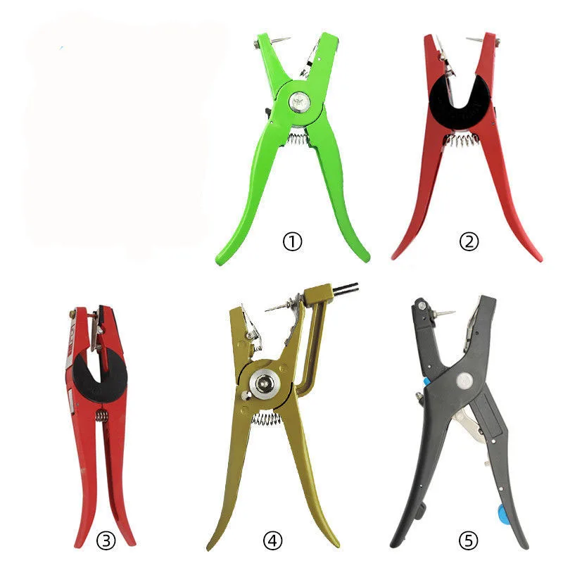 1 Pcs Ear tag Animal Control Device Pliers Cattle Livestock Metal Goat Tool Plier Forcep Applicator Identification Tool