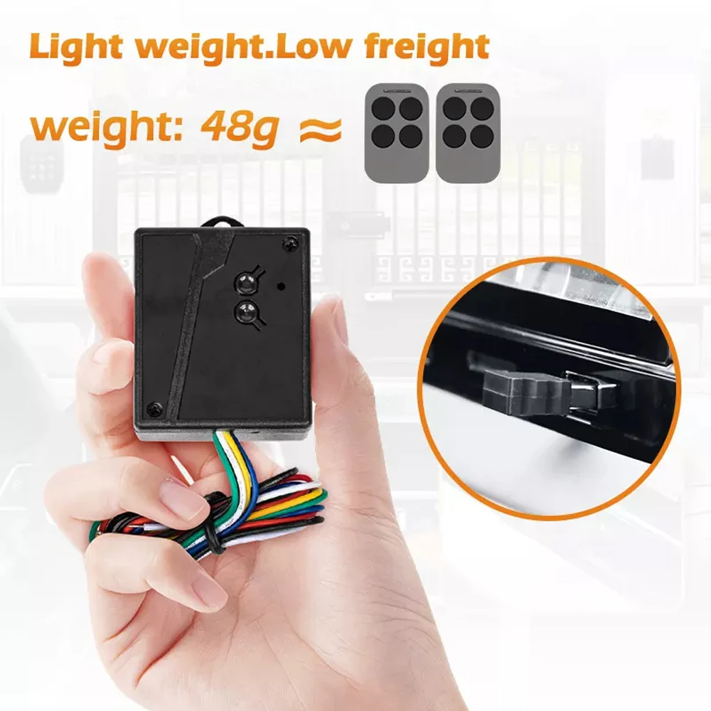 Universal Car Wireless Transmitter And Receiver Remote Control Garage Door Opening Receiver 2.4G Bluetooth Connection USB Sensor