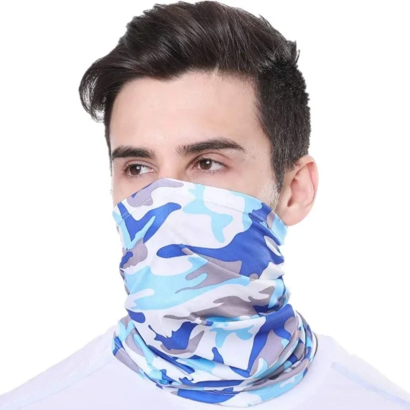 1 pçs ciclismo máscara facial respirável lenço bandana pescoço multifuncional proteção uv ao ar livre pesca caminhadas cabeça banda