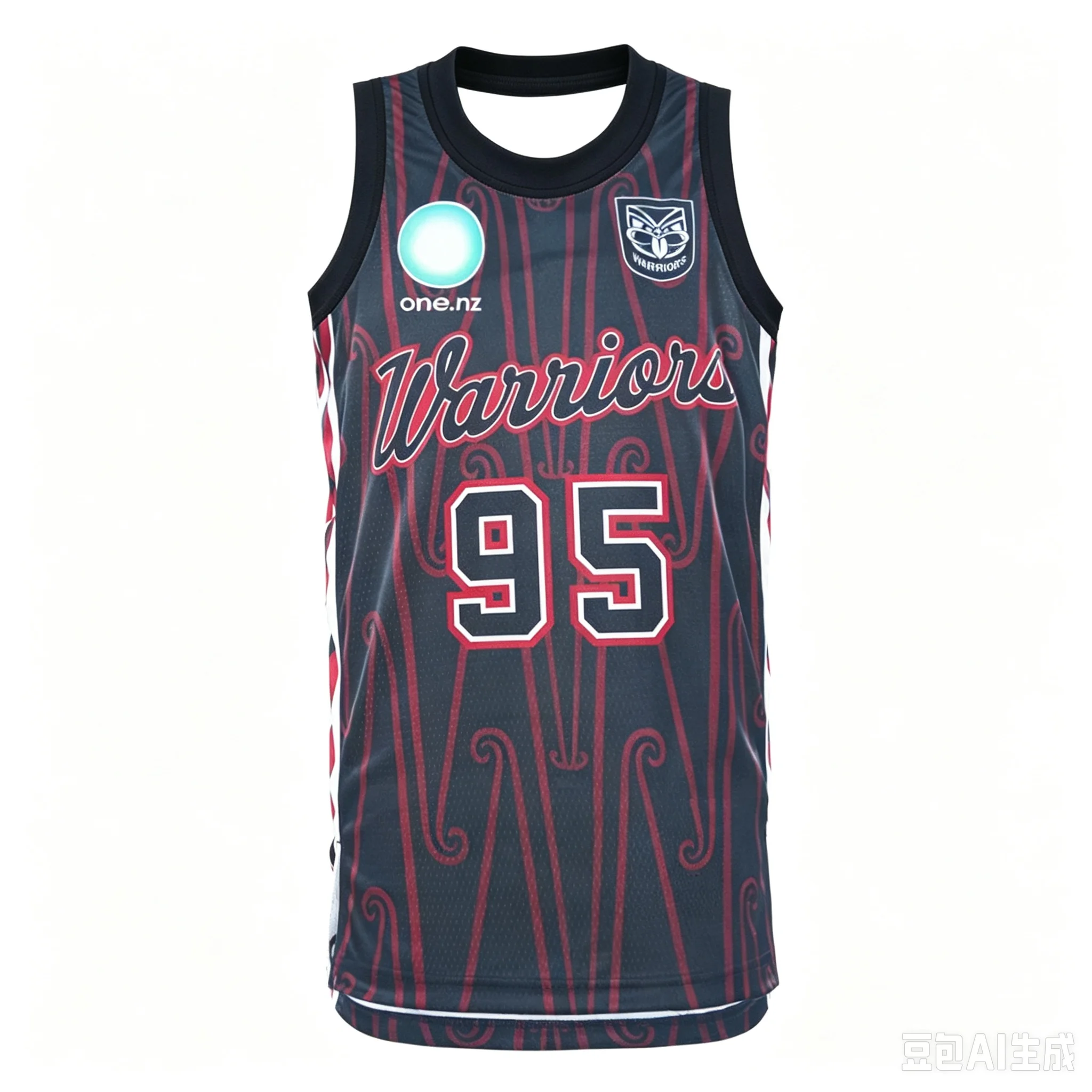 26-27 Mens New Zealand Warriors Adult Jersey Game Sport Home Male Training Breathable Basketball Jersey Tank Top Family Matching