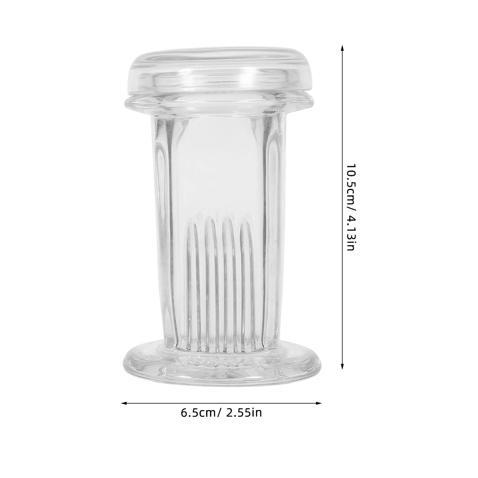 2pcs Staining Jar with Lid Clear Glass Slide Staining Tank for Lab Microscope Supplies High Temperature Resistant Coplin Jar