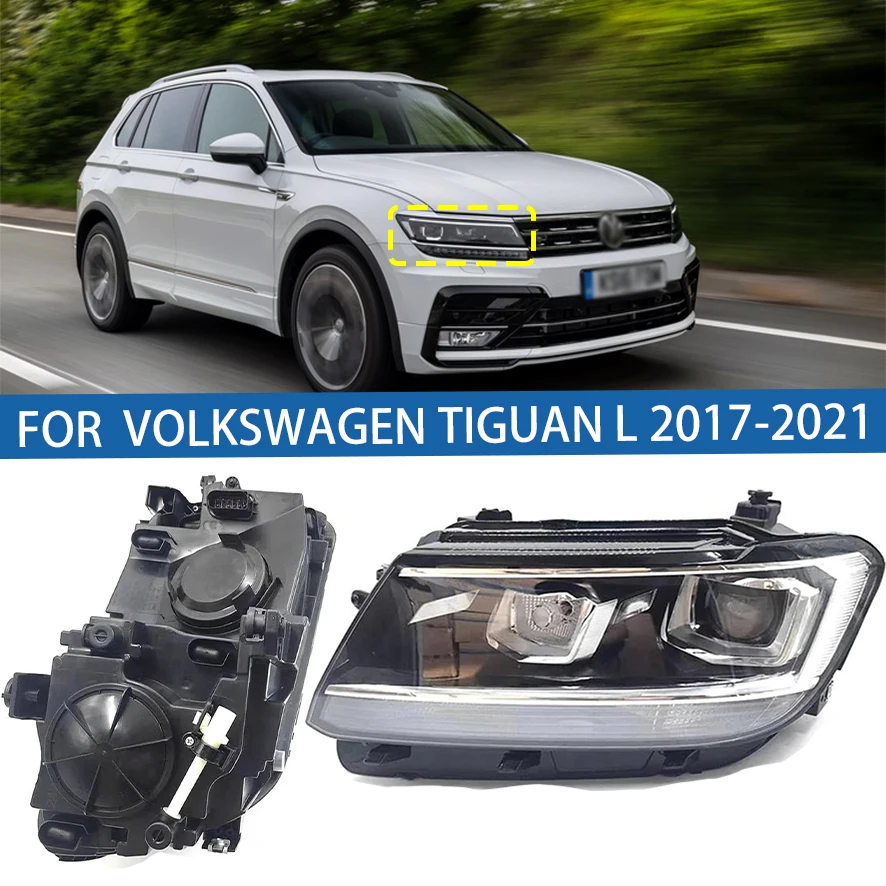 

Для Volkswagen VW Tiguan L 2017 2018 2019 2020 2021, передний бампер, фара, фара дальнего света, указатель поворота