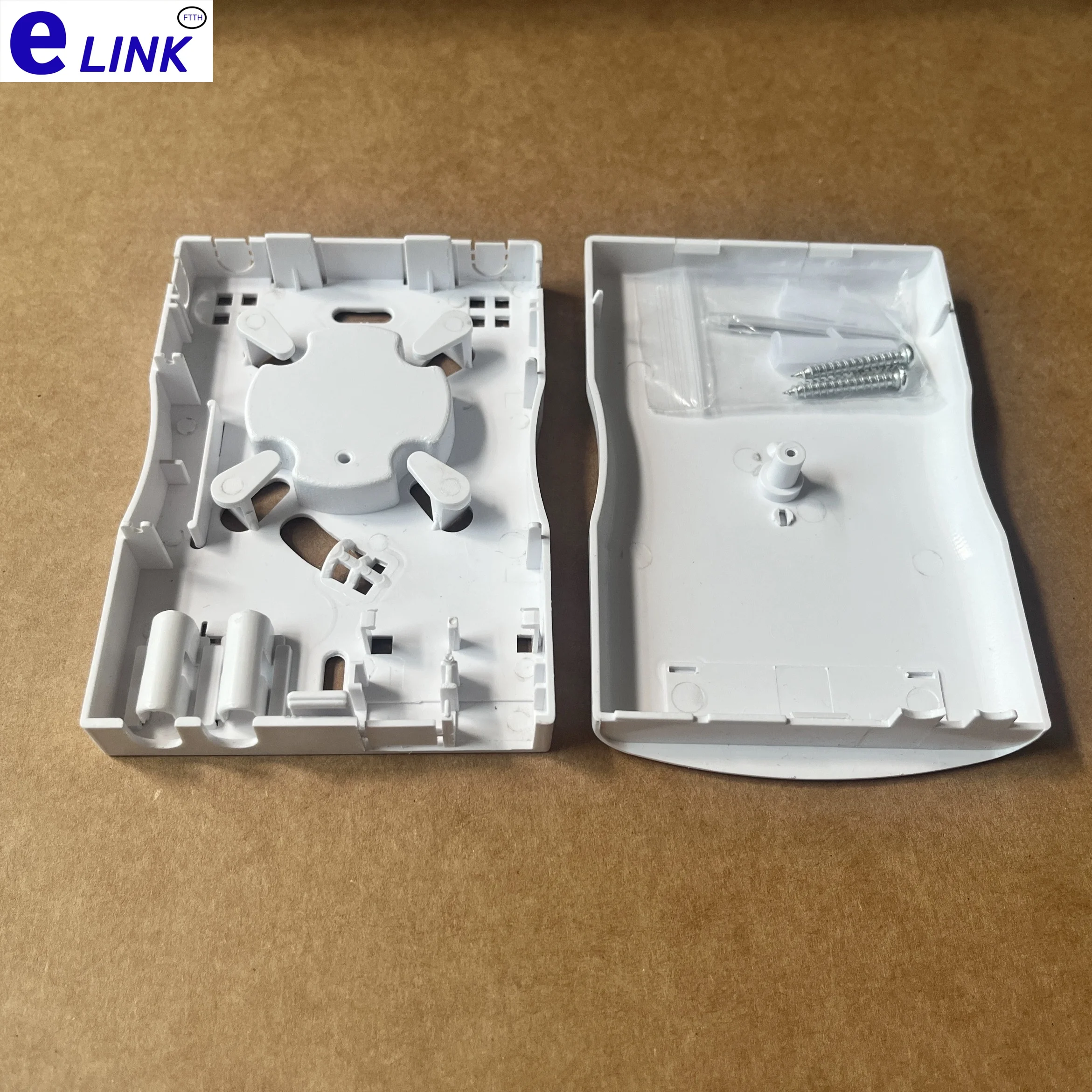 Caja de fibra óptica para panel de escritorio, 10 piezas, 80 tipos, material ABS