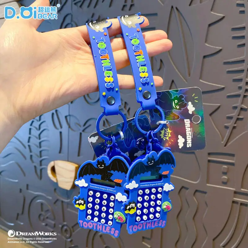 التنين ترويض خبير الكمبيوتر قلادة الكرتون Kawaii اليد مكرنك صفحة آلة التقليب سلسلة قلادة حقيبة ظهر الطالب قلادة
