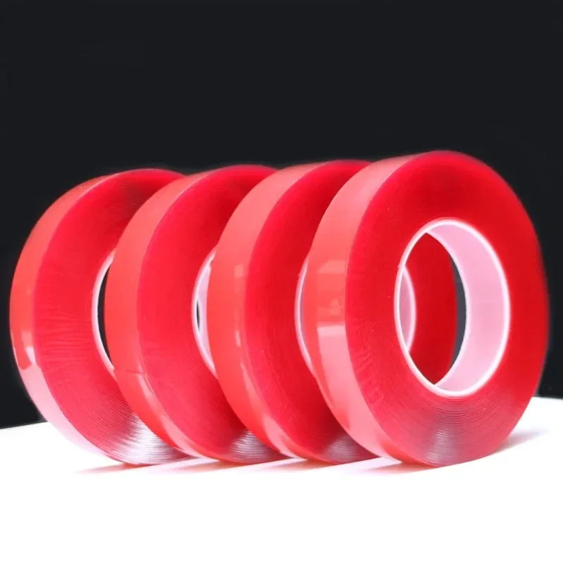 

3M Width 6mm-15mm Double Sided Adhesive Tape Acrylic Transparent Strong No Traces Sticker For Led Strip Car Tablet Adhesive Tape
