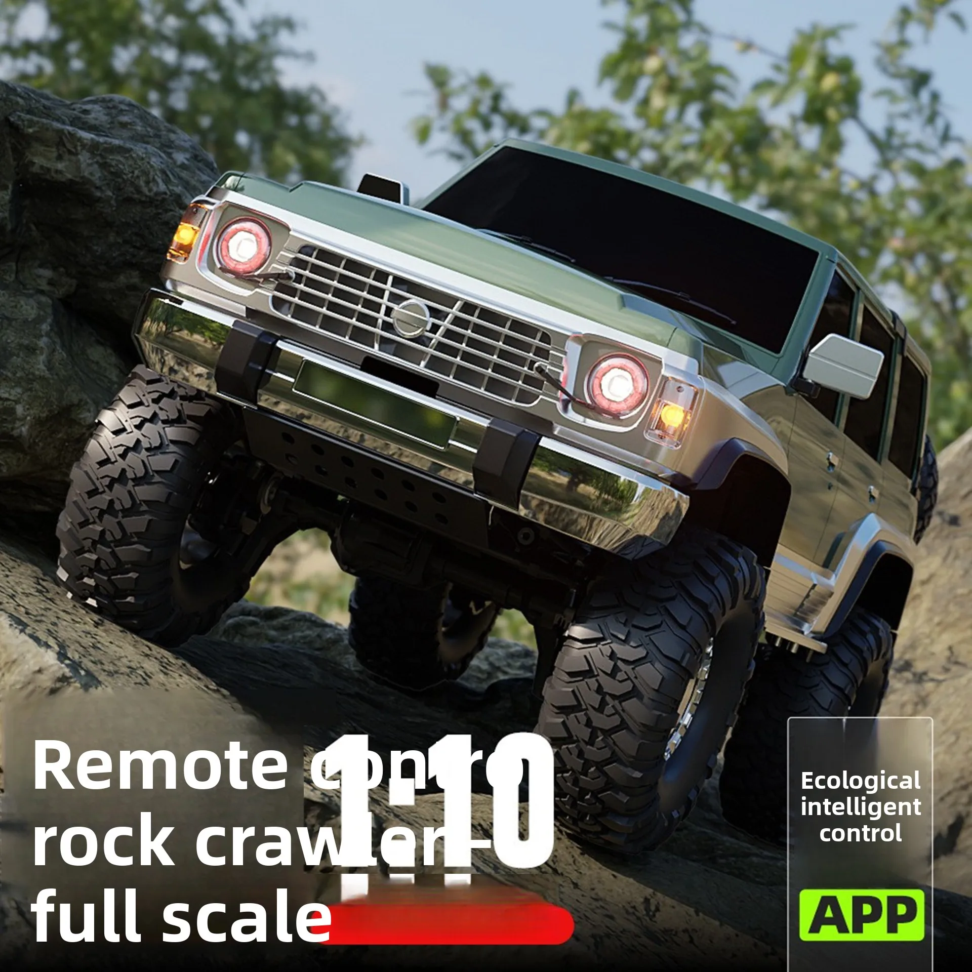 NEW SG-1007 1/10 Professional RC Climbing Car RTR 4WD Off-Road Vehicle Changeable APP Remote Control with Differential Lock