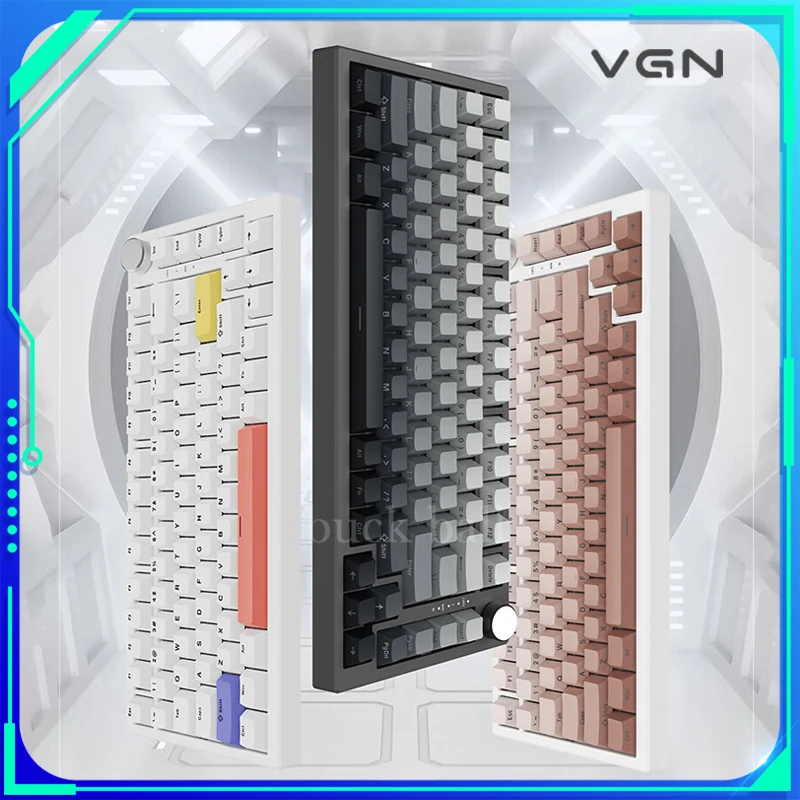 

VGN A75 Magnetic Switch Wired Mechanical Keyboard RT Hot Swap Gaming Keyboard Low Delay Gasket PC Accessory Valorant Gamer Gift