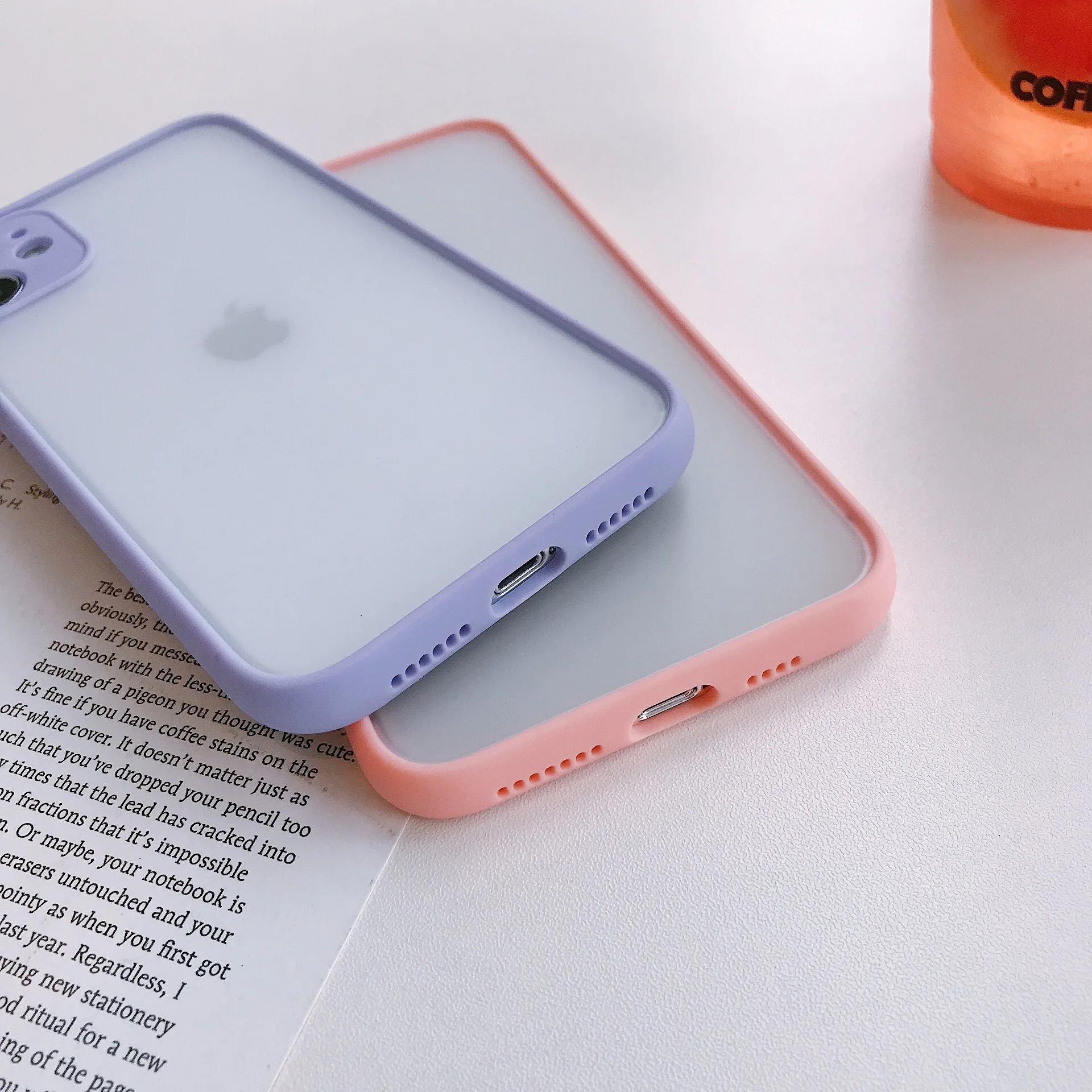 Simple Matte Bumper Phone Case For iPhone 17 16 15 14 11 12 13 Pro Max Cover XR XS X 15 8 Plus Shockproof Soft Silicone Cases view 6