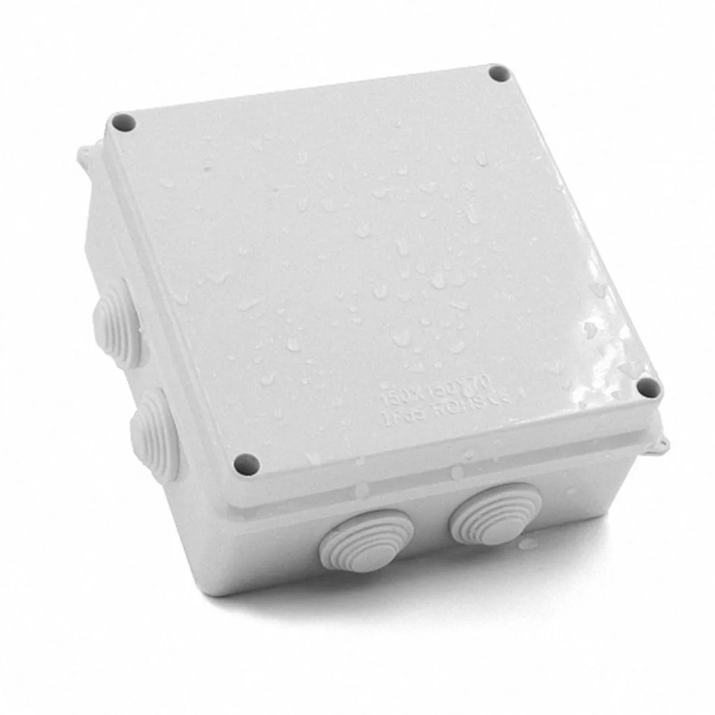 Waterproof Case Ceiling Rose Junction Box Cable Junction Box For Outdoor 1pcs 85x85x50mm Anti-static Water Proof
